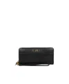 Michael Michael Kors Logo Details Wallet In Black