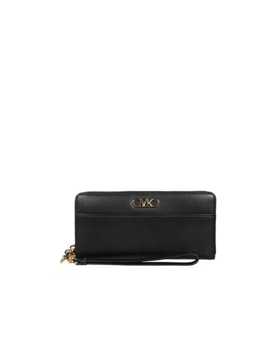 Michael Michael Kors Logo Details Wallet In Black