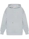 Michael Michael Kors Logo-embossed Hoodie In Grey