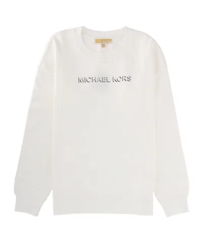 Michael Michael Kors Michael By Michael Kors Sweatshirt With Logo In White