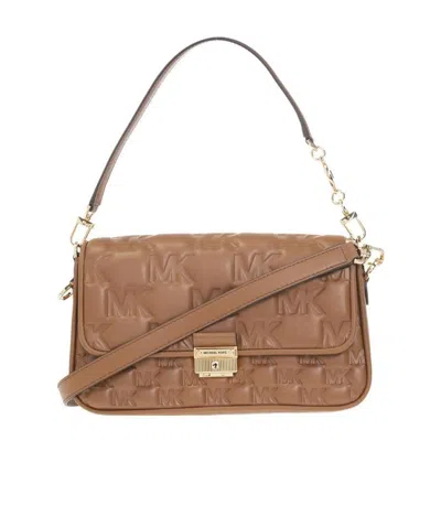 Michael Michael Kors Logo-embossed Tote Bag In Brown