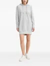Michael Michael Kors Logo-embroidered Hoodie Dress In Gray