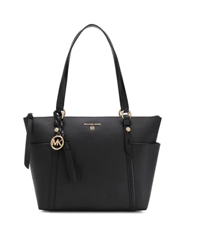 Michael Michael Kors Logo Handbag In Black