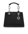 Shop Michael Michael Kors Cynthia Tote Bag In Black