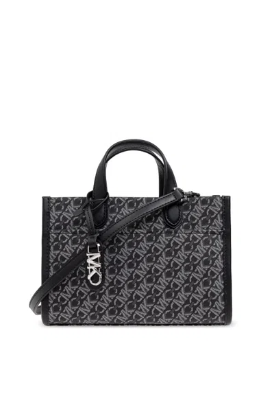 Michael Michael Kors Logo Handbag In Black