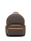 Michael Michael Kors Logo-lettering Backpack In Brown