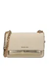 Michael Michael Kors Logo-lettering Cross Body Bag In Gold