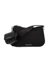 Michael Michael Kors Logo Lettering Crossbody Bag In Black