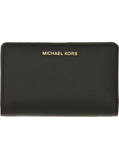 Michael Michael Kors Michael Kors Jet Set Wallet In Black