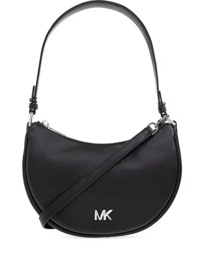 Michael Michael Kors Logo-lettering Shoulder Bag In Black