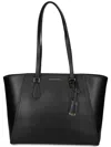 Michael Michael Kors Monogram Pattern Tote Bag In Black