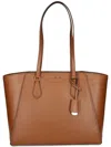 Michael Michael Kors Logo-lettering Tote Bag In Brown