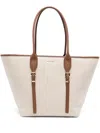 Michael Michael Kors Moore Large Buckle Tote Bag In Nude