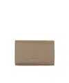 Michael Michael Kors Logo Lettering Wallet In Green