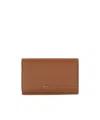 Michael Michael Kors Buff Cow Leather Wallets In Brown