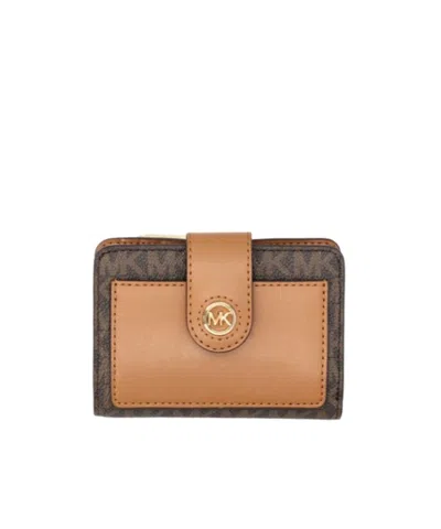 MICHAEL MICHAEL KORS MICHAEL MICHAEL KORS LOGO PLAQUE BI-FOLD WALLET