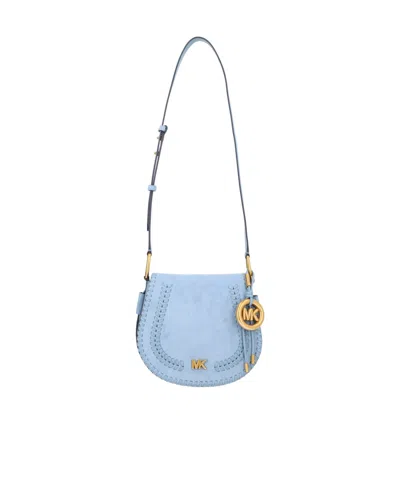 Michael Michael Kors Logo Plaque Josie Small Shoulder Bag In Brown