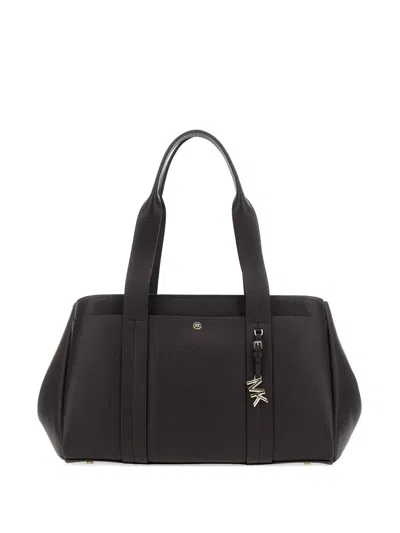 Michael Michael Kors Logo-plaque Tote Bag In Brown