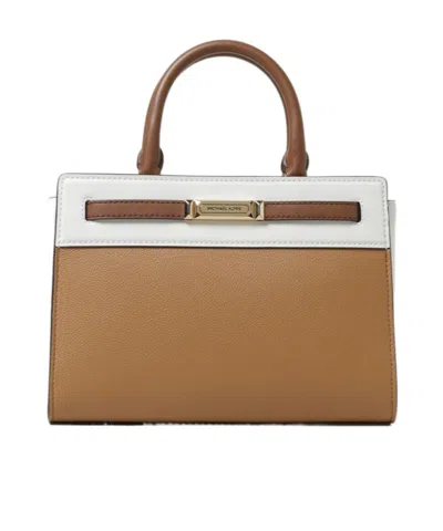 Michael Michael Kors Logo-plaque Tote Bag In Brown