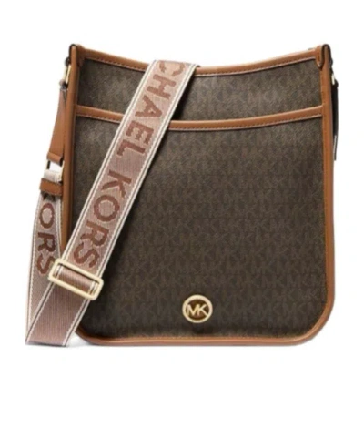 MICHAEL MICHAEL KORS MICHAEL KORS LUISA LARGE SIGNATURE LOGO MESSENGER BAG