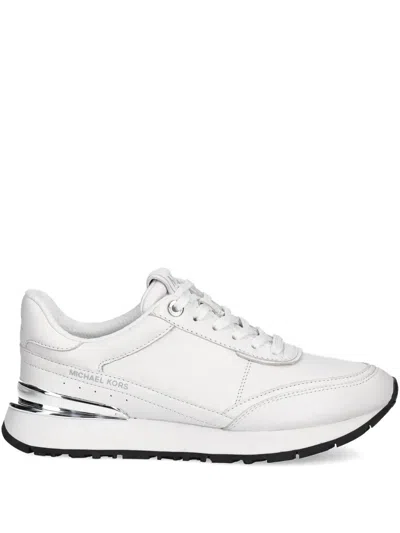 Michael Michael Kors Logo-print Sneakers In White