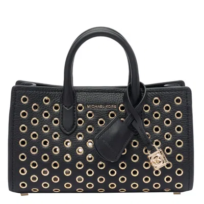 Michael Michael Kors Logo Shoulder Bag In Black