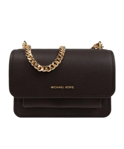 Michael Michael Kors Logo Shoulder Bag In Black