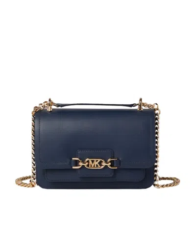 Michael Michael Kors Logo Shoulder Bag In Blue