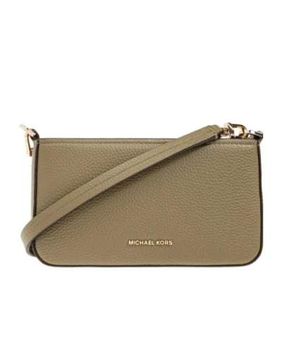 Michael Michael Kors Logo Shoulder Bag In Brown