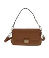 Michael Michael Kors Logo Shoulder Bag In Brown