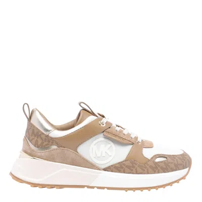 Michael Michael Kors Colourblock Sneakers In Beis