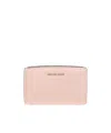 Michael Michael Kors Leather Wallet In Pink