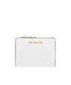Michael Michael Kors Empire Small Zipped Wallet In White