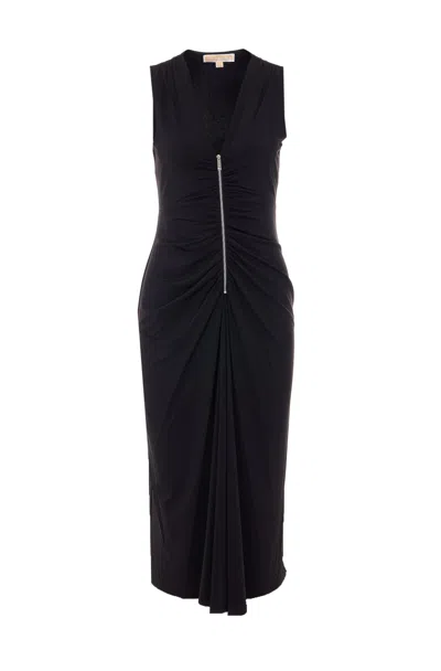 Michael Michael Kors Long Dress In Black