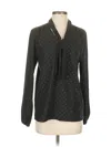 Michael Michael Kors Long Sleeve Blouse In Black