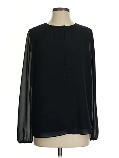 Pre-owned Michael Michael Kors Long Sleeve Blouse In Black