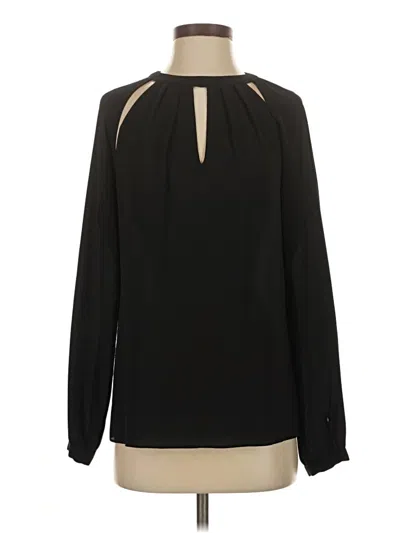 Pre-owned Michael Michael Kors Long Sleeve Blouse In Black