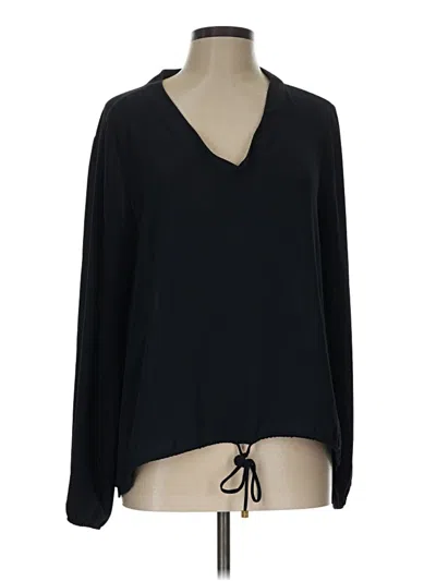 Pre-owned Michael Michael Kors Long Sleeve Blouse In Black