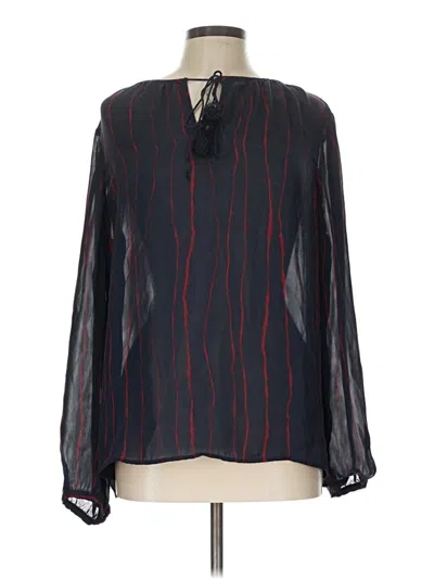 Pre-owned Michael Michael Kors Long Sleeve Blouse In Black