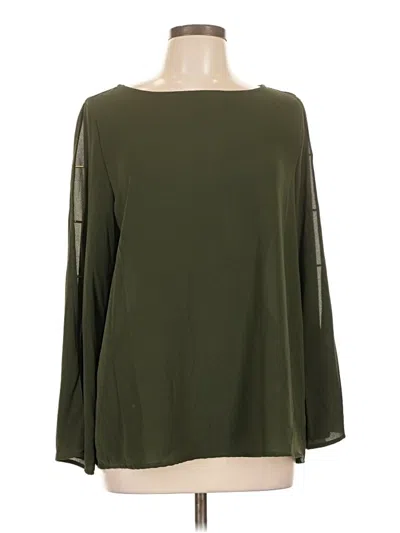 Pre-owned Michael Michael Kors Long Sleeve Blouse In Green