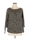 Michael Michael Kors Long Sleeve Blouse In Multi