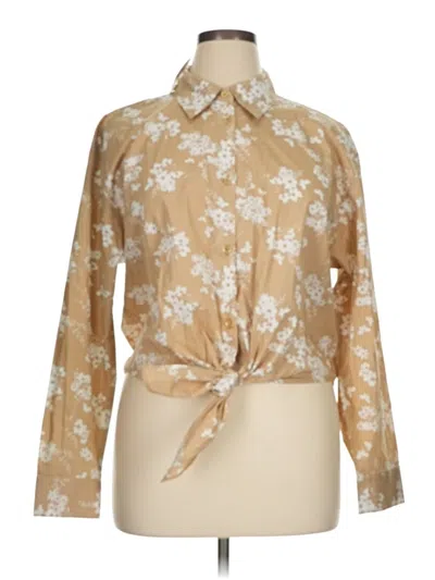 Michael Michael Kors Long Sleeve Blouse In Multi