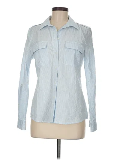 Pre-owned Michael Michael Kors Long Sleeve Button Down Shirt In Blue