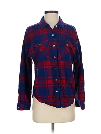 Pre-owned Michael Michael Kors Long Sleeve Button Down Shirt In Blue