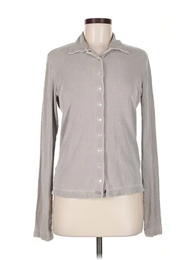 Pre-owned Michael Michael Kors Long Sleeve Button Down Shirt In Gray