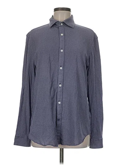 Pre-owned Michael Michael Kors Long Sleeve Button Down Shirt In Gray