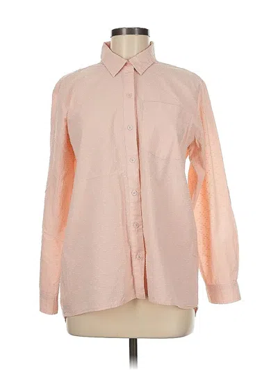 Pre-owned Michael Michael Kors Long Sleeve Button Down Shirt In Pink