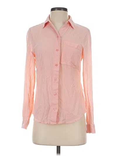 Pre-owned Michael Michael Kors Long Sleeve Button Down Shirt In Pink