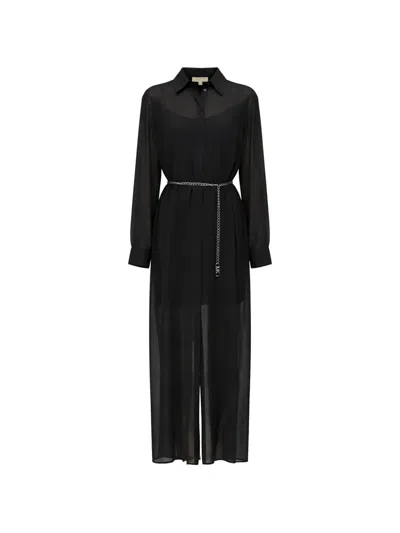Michael Michael Kors Michael By Michael Kors Sleek Mini Dress For Women In Black