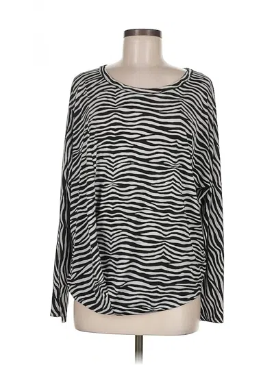 Pre-owned Michael Michael Kors Long Sleeve T-shirt In Black